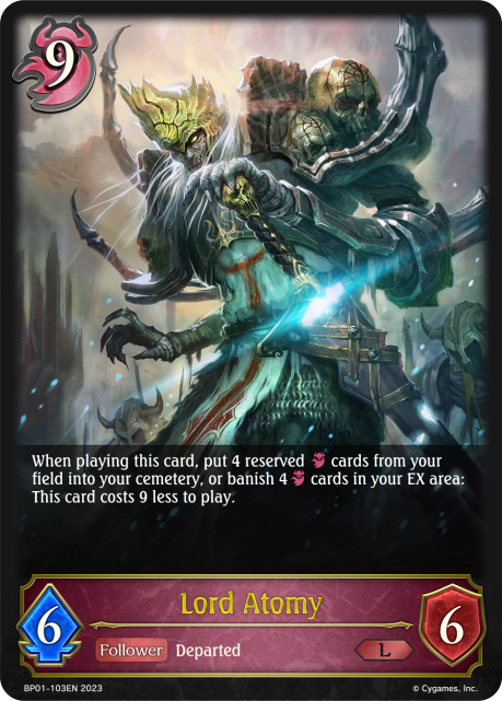 Lord Atomy (BP01-103EN) [Advent of Genesis]