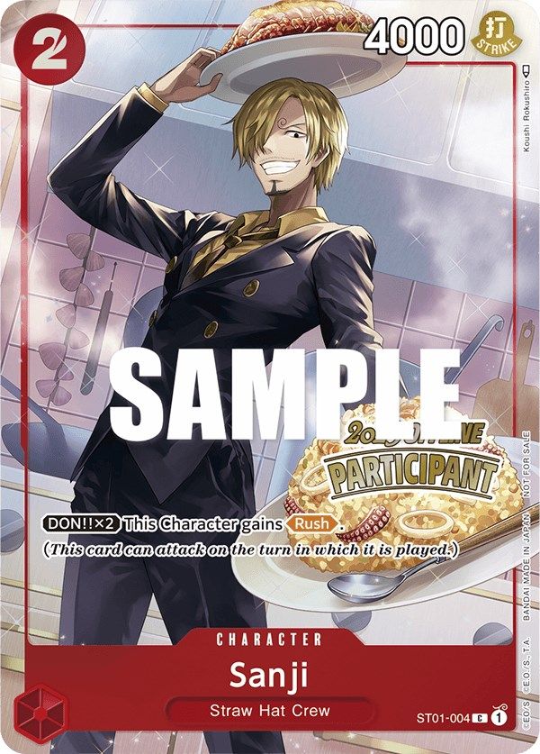 Sanji (Offline Regional 2023) [Participant] [One Piece Promotion Cards]