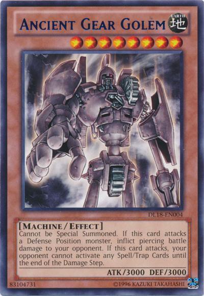 Ancient Gear Golem (Red) [DL18-EN004] Rare