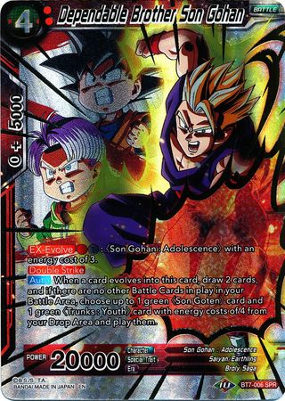 Dependable Brother Son Gohan (SPR) (BT7-006) [Assault of the Saiyans]