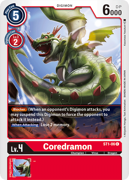 Coredramon [ST1-06] [Starter Deck: Gaia Red]