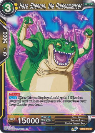 Haze Shenron, the Poisonmancer (BT10-118) [Rise of the Unison Warrior]