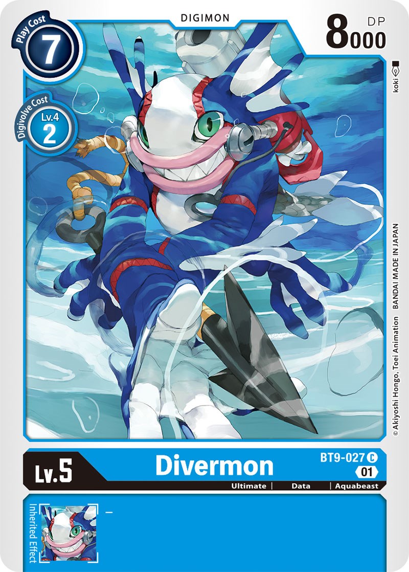 Divermon [BT9-027] [X Record]