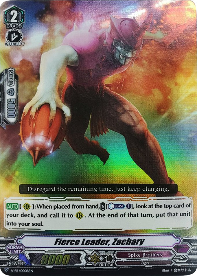 Fierce Leader, Zachary (V-PR/0008EN) [V Promo Cards]