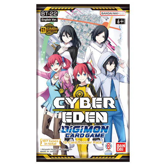 *Précommande* Digimon - Cyber ​​Eden - Booster Box (BT-22)