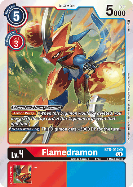 Flamedramon [BT8-012] [New Awakening]