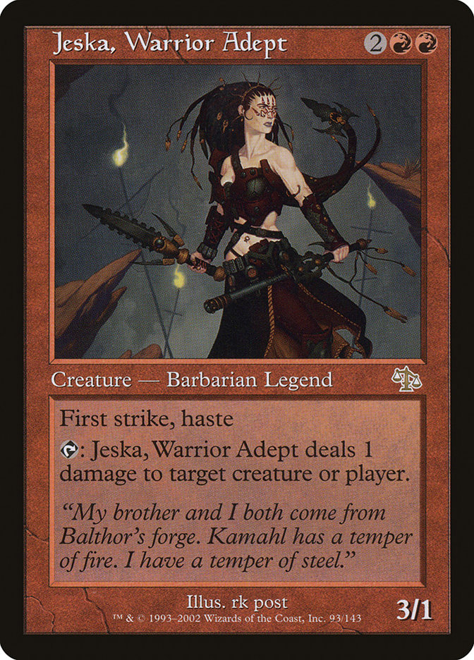 Jeska, Guerrier Adepte [Jugement] 