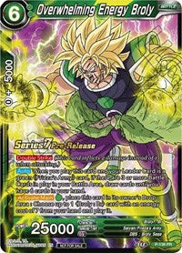 Overwhelming Energy Broly (Alt Art) (P-136) [Assault of the Saiyans Prerelease Promos]