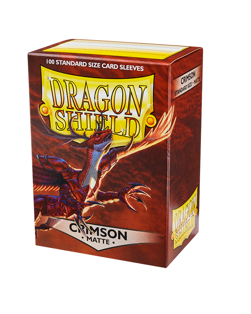 Dragon Shield - Standard Matte Sleeves - Crimson (100)