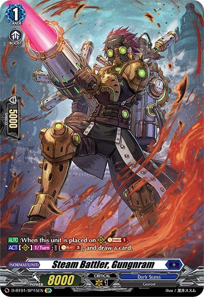 Steam Battler, Gungnram (D-BT01/SP15EN) [Genesis of the Five Greats]