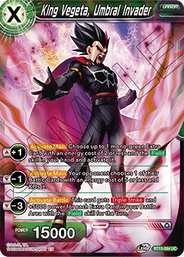 King Vegeta, Umbral Invader (Uncommon) (BT13-064) [Supreme Rivalry]