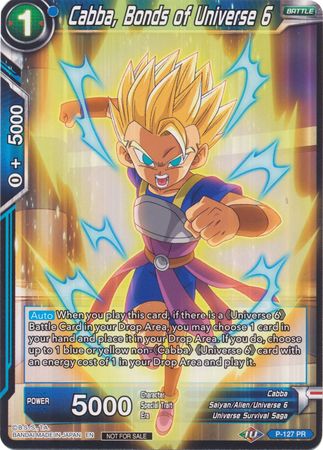 Cabba, Bonds of Universe 6 (Shop Tournament: Assault of Saiyans) (P-127) [Promotion Cards]