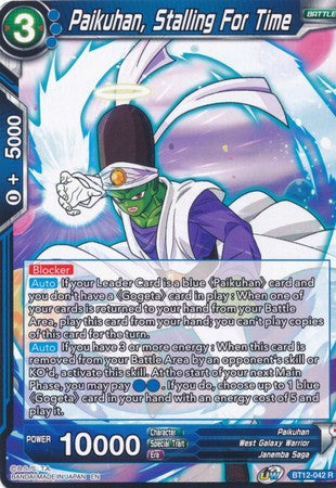 Paikuhan, Stalling for Time (BT12-042) [Vicious Rejuvenation]