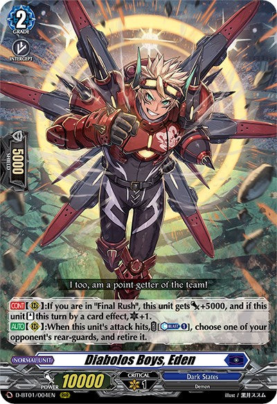 Diabolos Boys, Eden (D-BT01/004EN) [Genesis of the Five Greats]