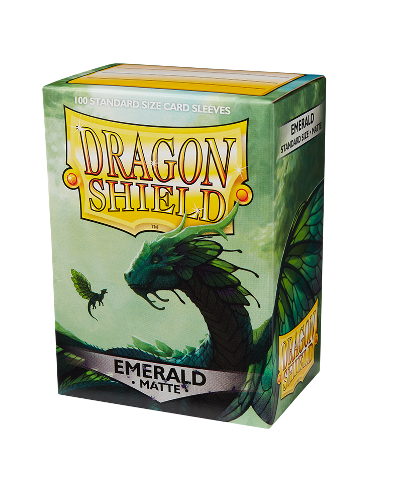 Dragon Shield - Standard Matte Sleeves - Emerald (100)