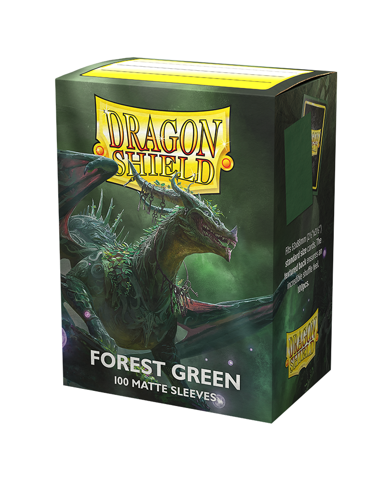 Dragon Shield - Standard Matte Sleeves - Forest Green (100)