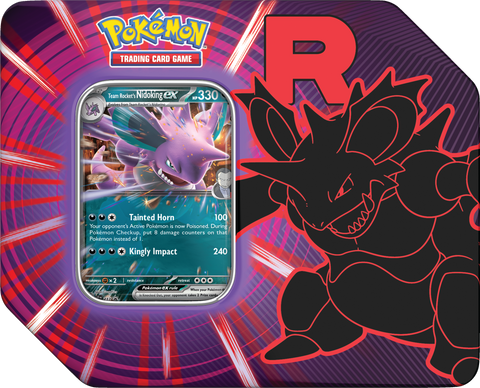 Pokémon - Team Rocket's Nidoking ex - Tin
