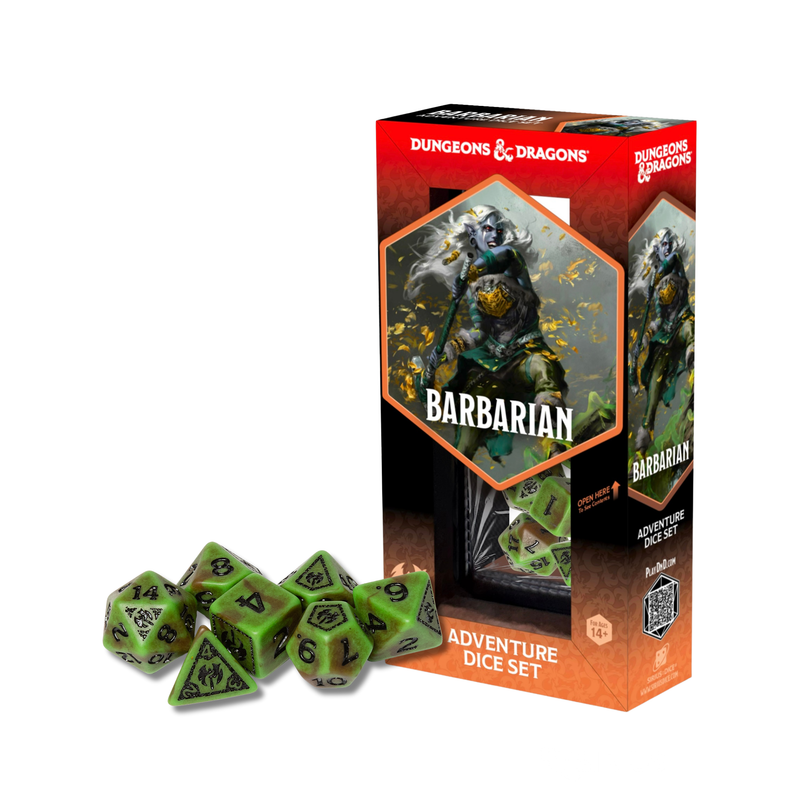 *Pre-Order* Dungeons & Dragons - Adventure Dice Barbarian - Green/Brown