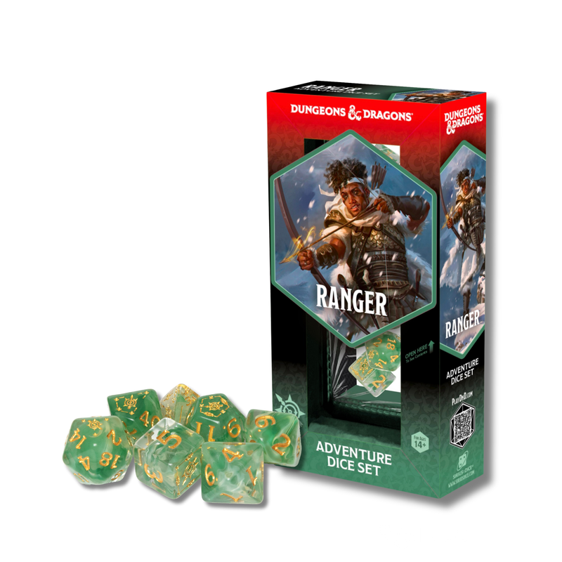 Dungeons & Dragons - Adventure Dice Ranger - White/Green