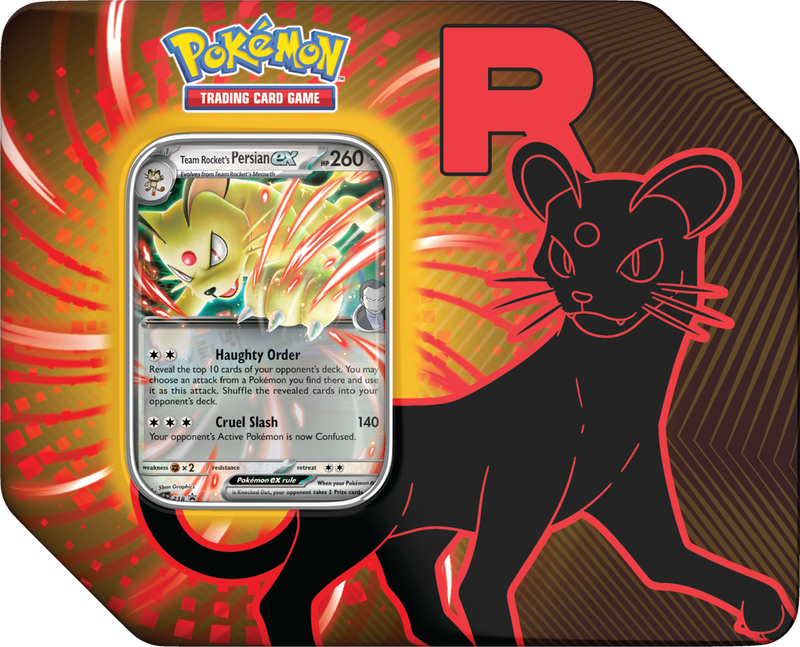 *Pre-Order* Pokémon - Team Rocket's Persian ex - Tin