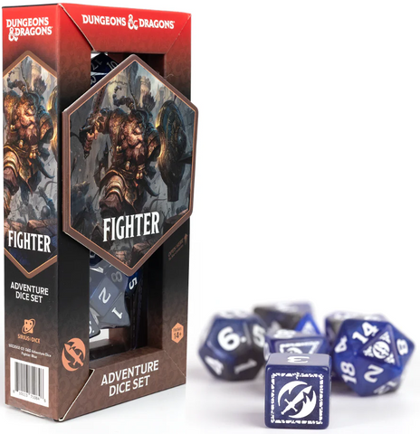 Dungeons & Dragons - Adventure Dice Fighter - Blue