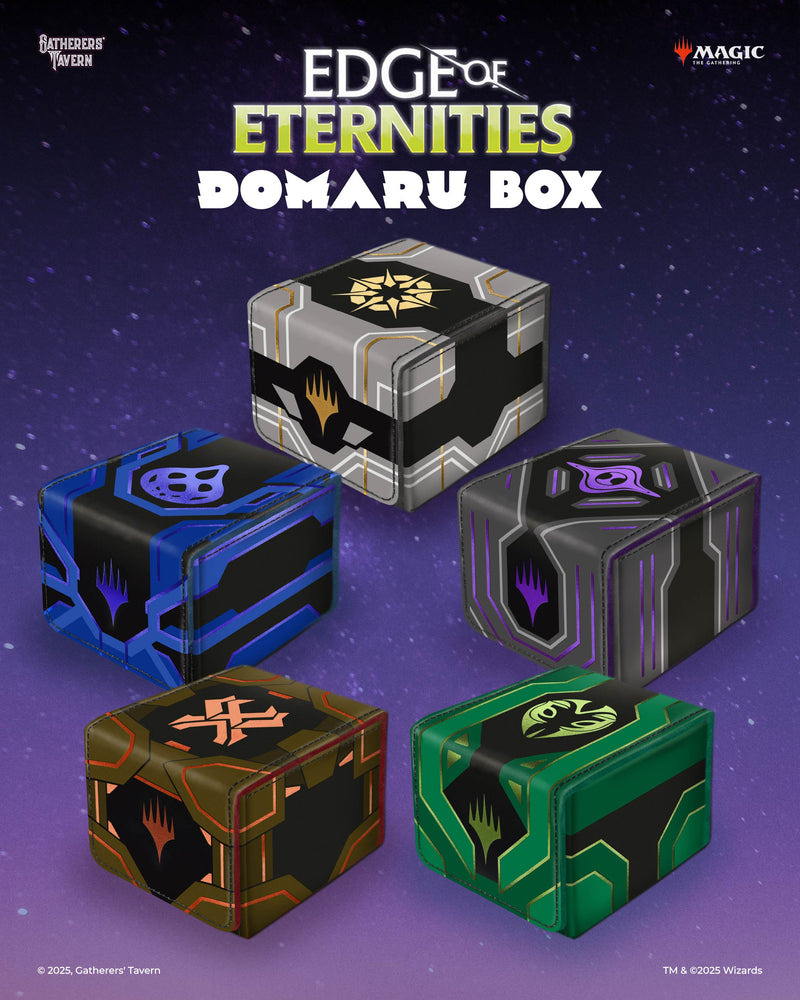 *Pre-Order* Gatherers Tavern - Magic The Gathering Edge of Eternities - Foil Domaru Deck Box (Choose your Design)