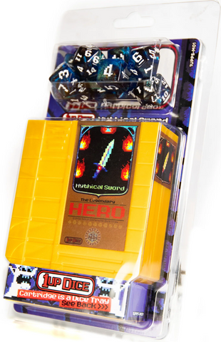 1UP Dice - Mythical Sword - Polyhedral Dice Set