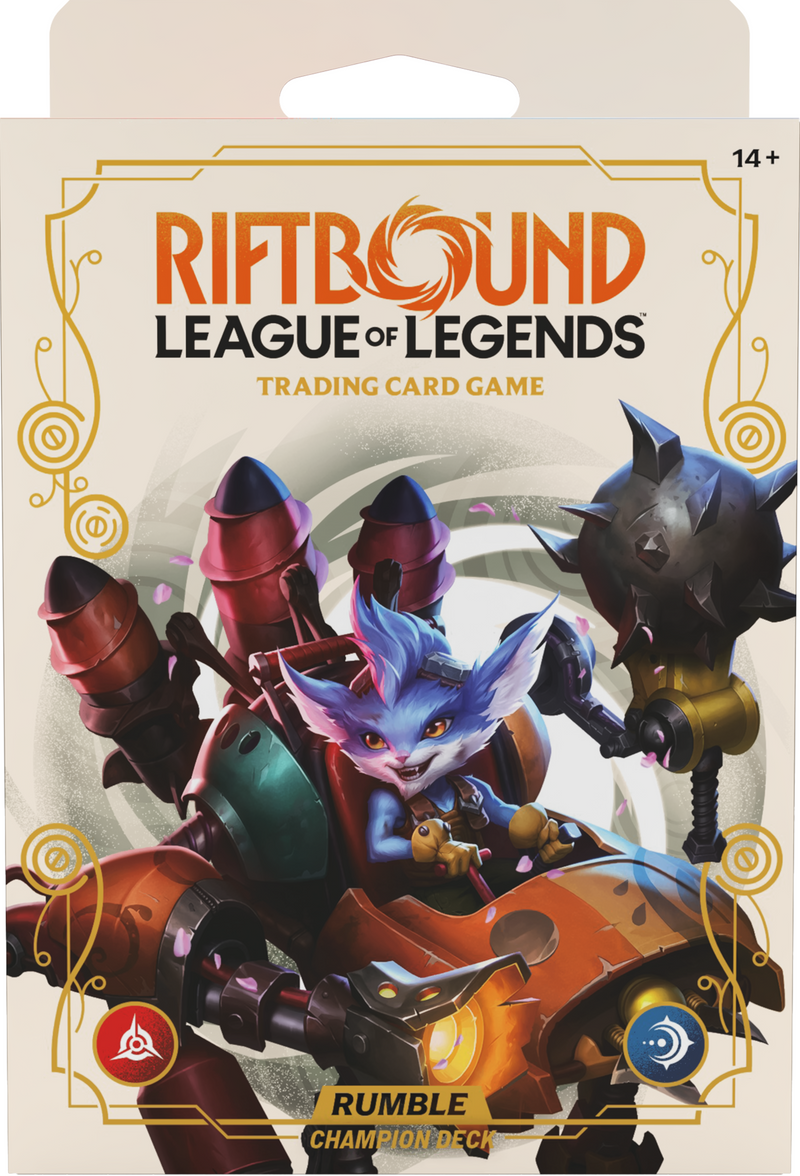 *Pre-Order* League Of Legends TCG - Riftbound - Spiritforged - Champion Deck (Rumble)
