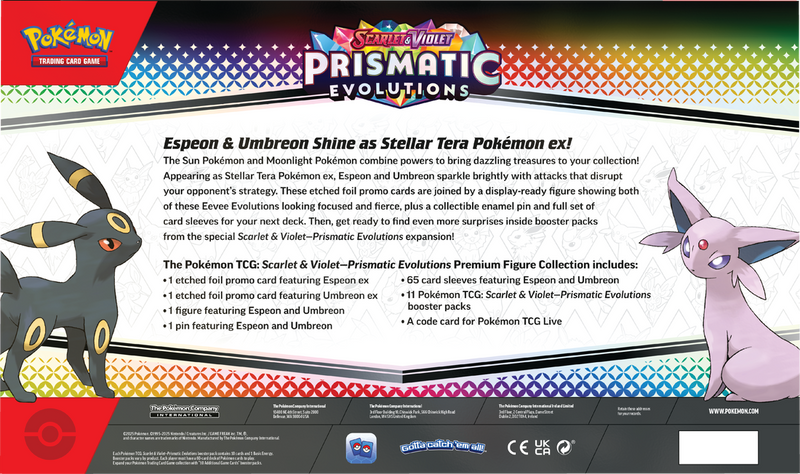 *Pre-Order* Pokémon - Scarlet & Violet : Prismatic Evolutions - Premium Figure Collection