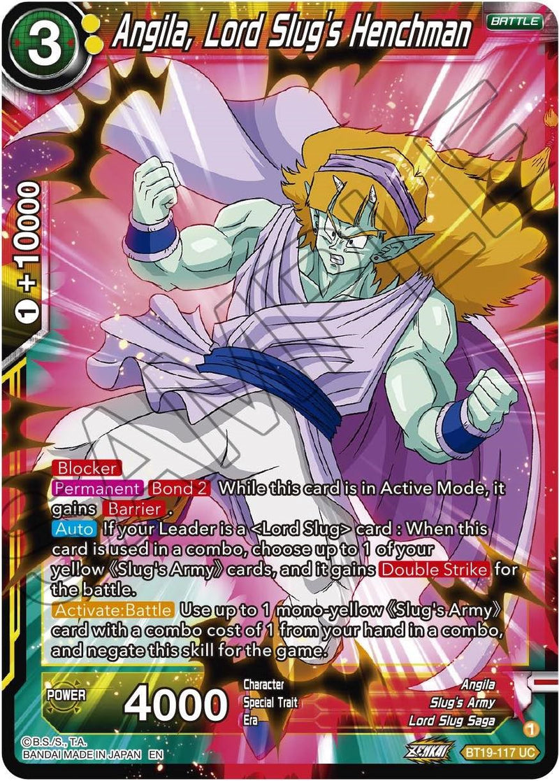 Angila, Lord Slug's Henchman (BT19-117) [Fighter's Ambition]