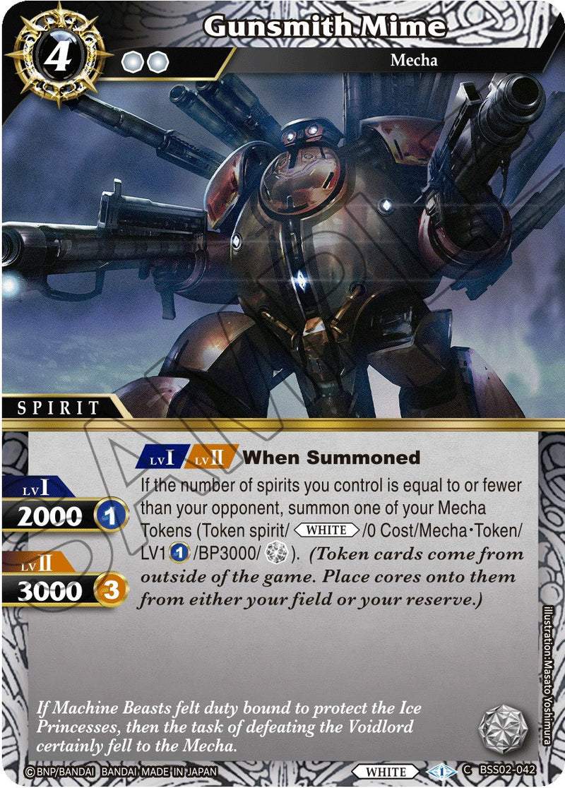 Gunsmith Mime (BSS02-042) [False Gods]