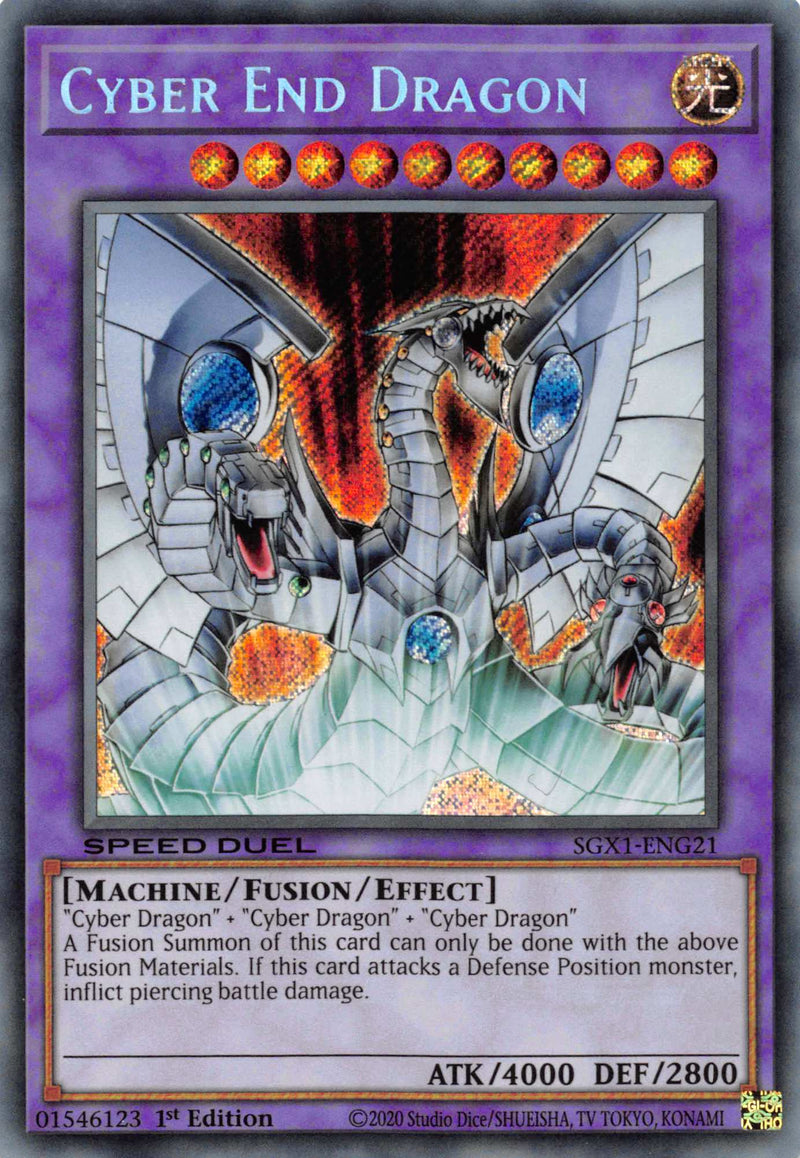 Cyber End Dragon [SGX1-ENG21] Secret Rare