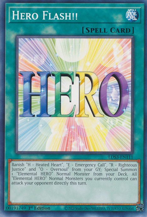 Hero Flash!! [LDS3-EN111] Common