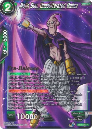 Majin Buu // Majin Buu, Unadulterated Might (BT14-062) [Cross Spirits Prerelease Promos]