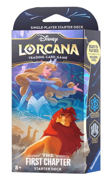 Disney Lorcana - The First Chapter - Sapphire/Steel - Starter Deck