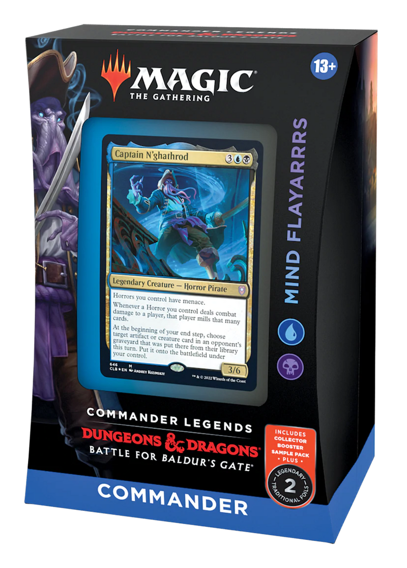 Magic - Commander Legends: Battle For Baldur’s Gate - Mind Flayarrrs (Blue/Black) - Commander Deck