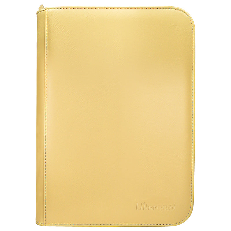 Ultra Pro - 4 Pocket Zippered - Yellow - PRO Binder (160)