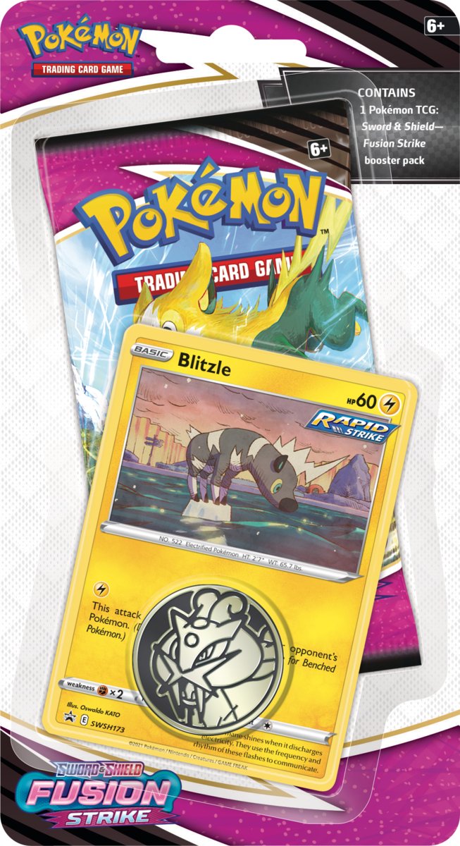 Pokemon - Fusion Strike - Checklane Blister - Blitzle