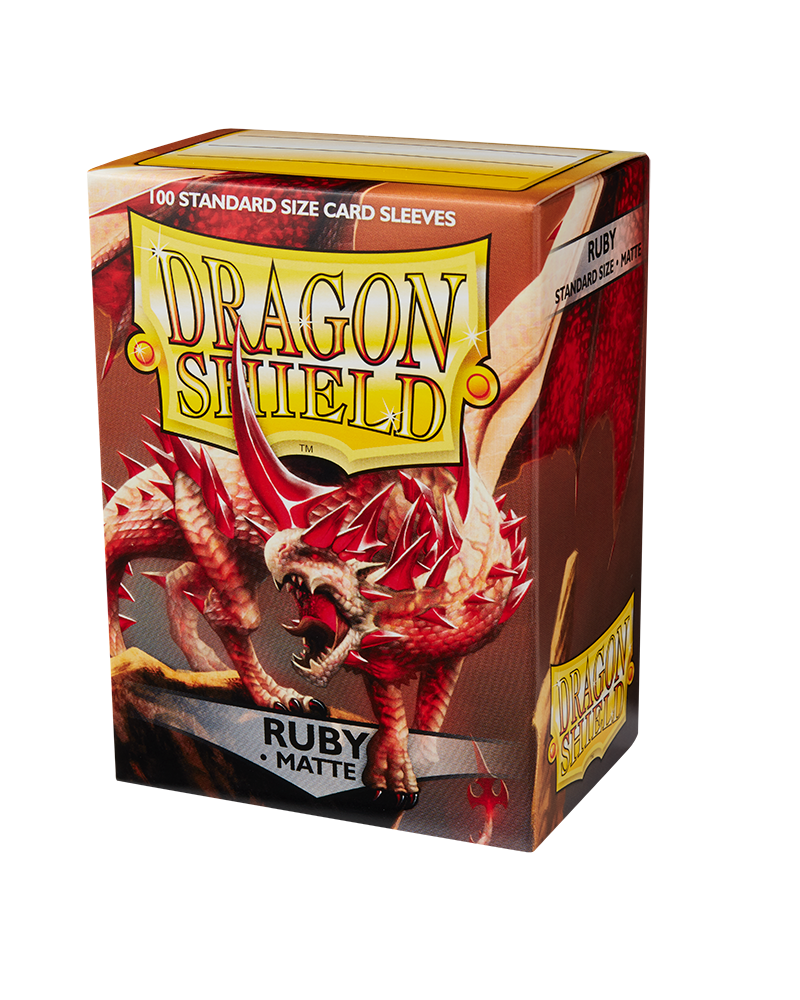 Dragon Shield - Standard Matte Sleeves - Ruby (100)