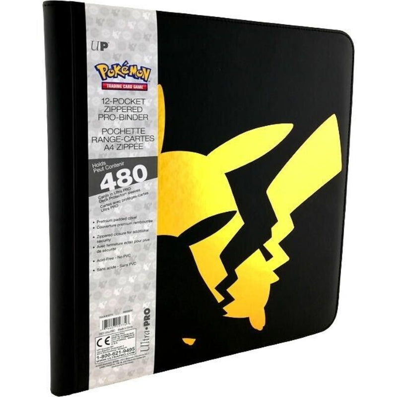 Ultra Pro - Pokémon Pikachu 12 Pocket Zippered Binder